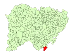 Localisation de Candelario