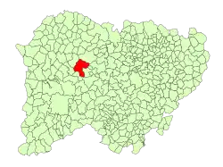 Localisation de El Cubo de Don Sancho