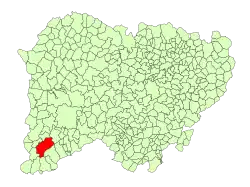 Localisation de Fuenteguinaldo