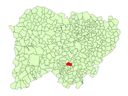 Localisation de Linares de Riofrío