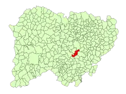 Localisation de Membribe de la Sierra