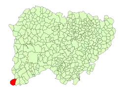 Localisation de Navasfrías