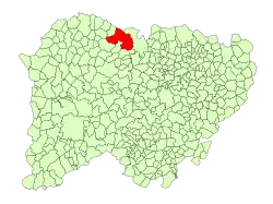 Localisation de Villaseco de los Reyes