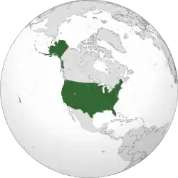 Description de l'image USA orthographic.svg.