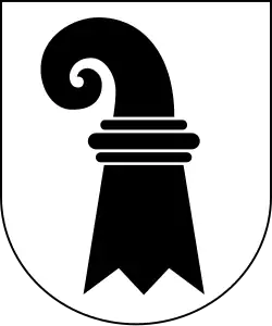 Image illustrative de l'article Drapeau et armoiries du canton de Bâle-Ville