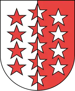 Image illustrative de l'article Drapeau et armoiries du canton du Valais