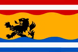 Drapeau de la Flandre zélandaise.