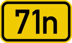 Image illustrative de l’article Bundesstraße 71n