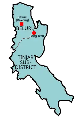 Localisation de District de Beluru