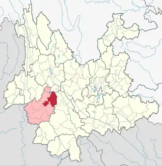 Localisation de Yún Xiàn