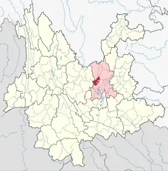 Localisation de Fùmín Xiàn