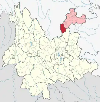 Localisation de Qiǎojiā Xiàn
