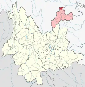 Localisation de Suíjiāng Xiàn