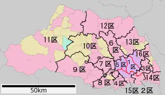 Carte de la circonscription.