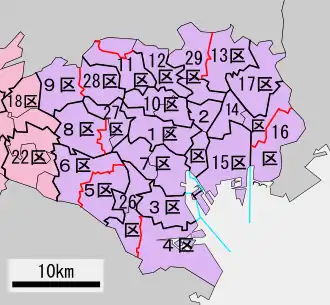 Carte de la circonscription.