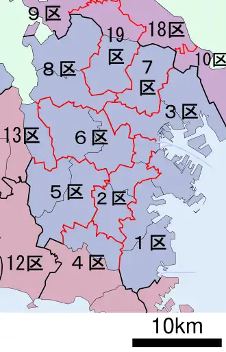 Carte de la circonscription.