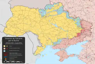 Description de l'image 2022 Russian invasion of Ukraine.svg.
