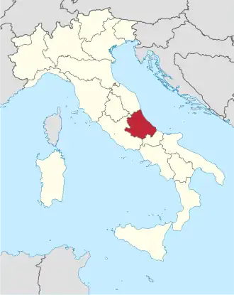 Localisation de Abruzzes