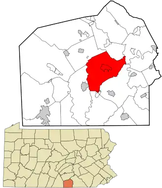 Localisation de Straban Township