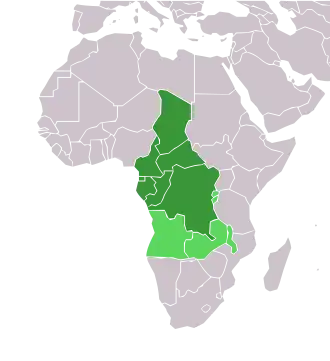 Pays classés en Afrique centrale Pays parfois classés en Afrique centrale