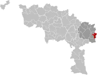 Localisation de Aiseau-Presles