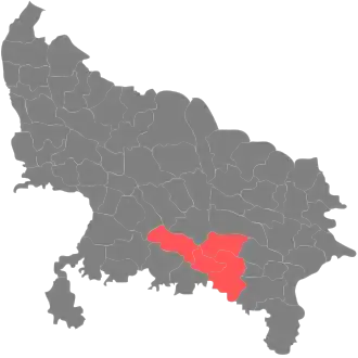 Localisation de Division de Prayagraj