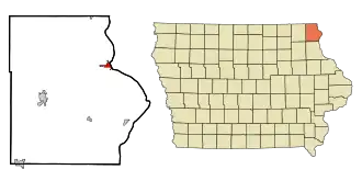 Localisation de Lansing