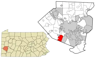 Localisation de Upper St. Clair Township