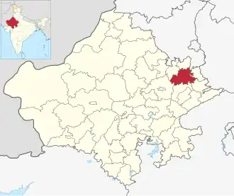 Localisation de District d'Âlwâr