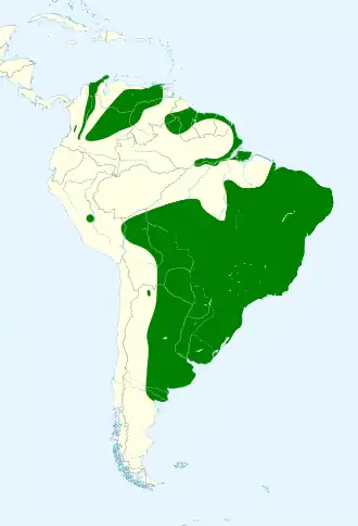 Description de l'image Ammodramus humeralis map.svg.