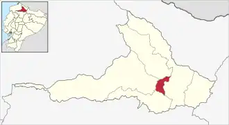 Localisation de Canton d'Antonio Ante