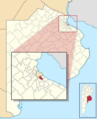 Localisation de Lanús