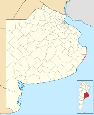 Localisation de Pinamar