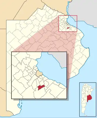 Localisation de Presidente Perón