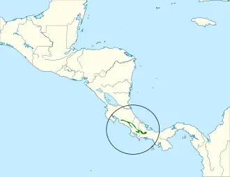 Description de l'image Arremon costaricensis map.svg.