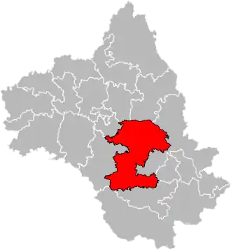 Canton de Raspes et Lévezou