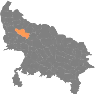 Localisation de District de Badaun बदायूँ जिला