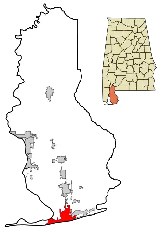Localisation de Gulf Shores