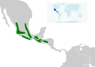 Description de l'image Basileuterus belli map.svg.