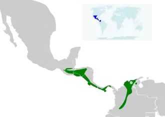 Description de l'image Basileuterus delattrii map.svg.