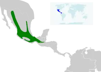 Description de l'image Basileuterus rufifrons map.svg.