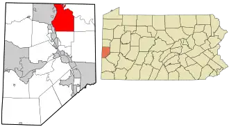 Localisation de North Sewickley Township