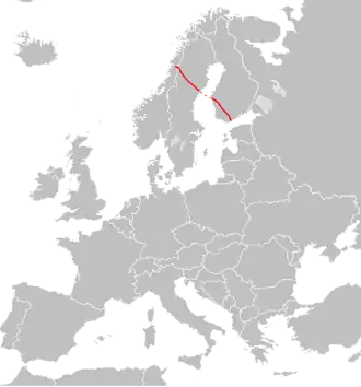 Itinéraire de la route européenne 12