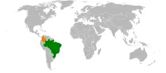 Colombie et Brésil