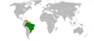 Brésil et Venezuela