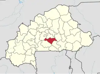 Localisation de Bazèga