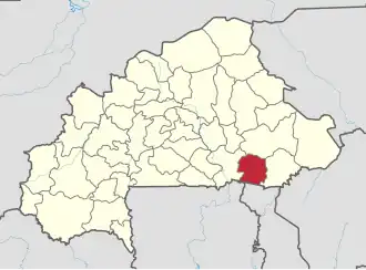 Localisation de Koulpélogo