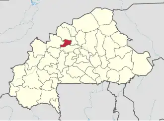 Localisation de Zondoma
