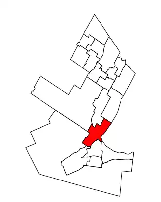Carte de la circonscription
