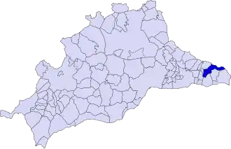 Localisation de Cómpeta